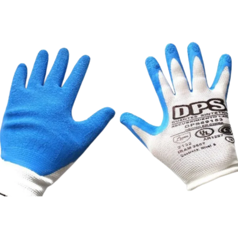 Guantes Recubiertos de Látex Azul