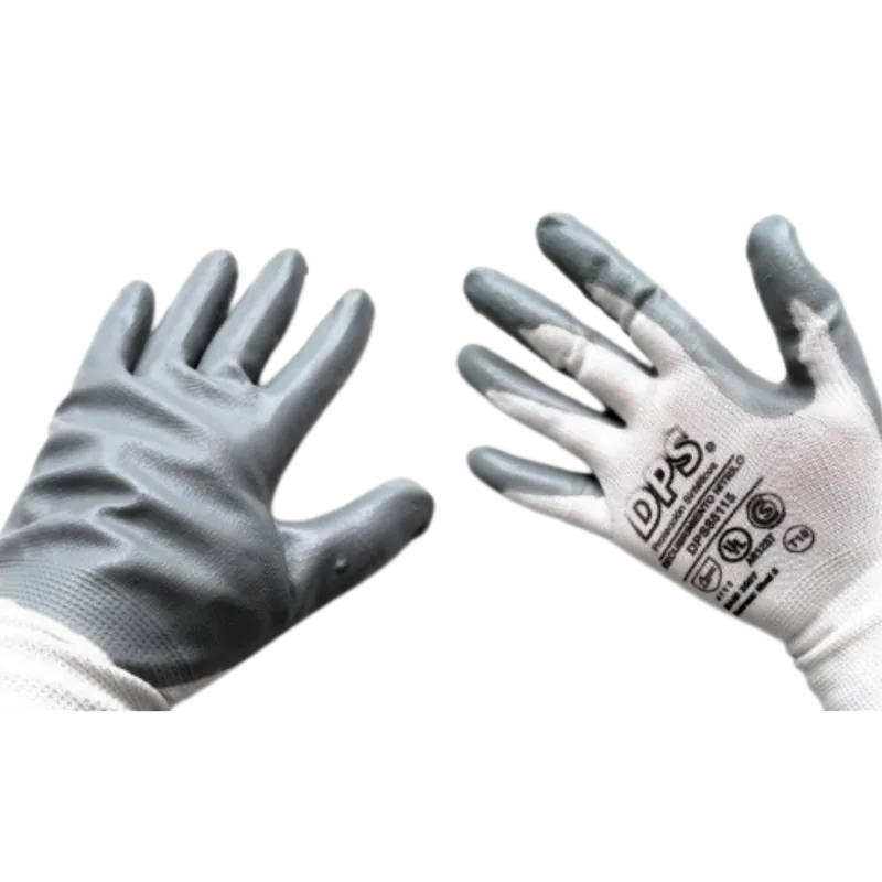 Guantes Recubiertos de Nitrilo Gris